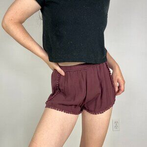 *Harlow Maroon Shorts